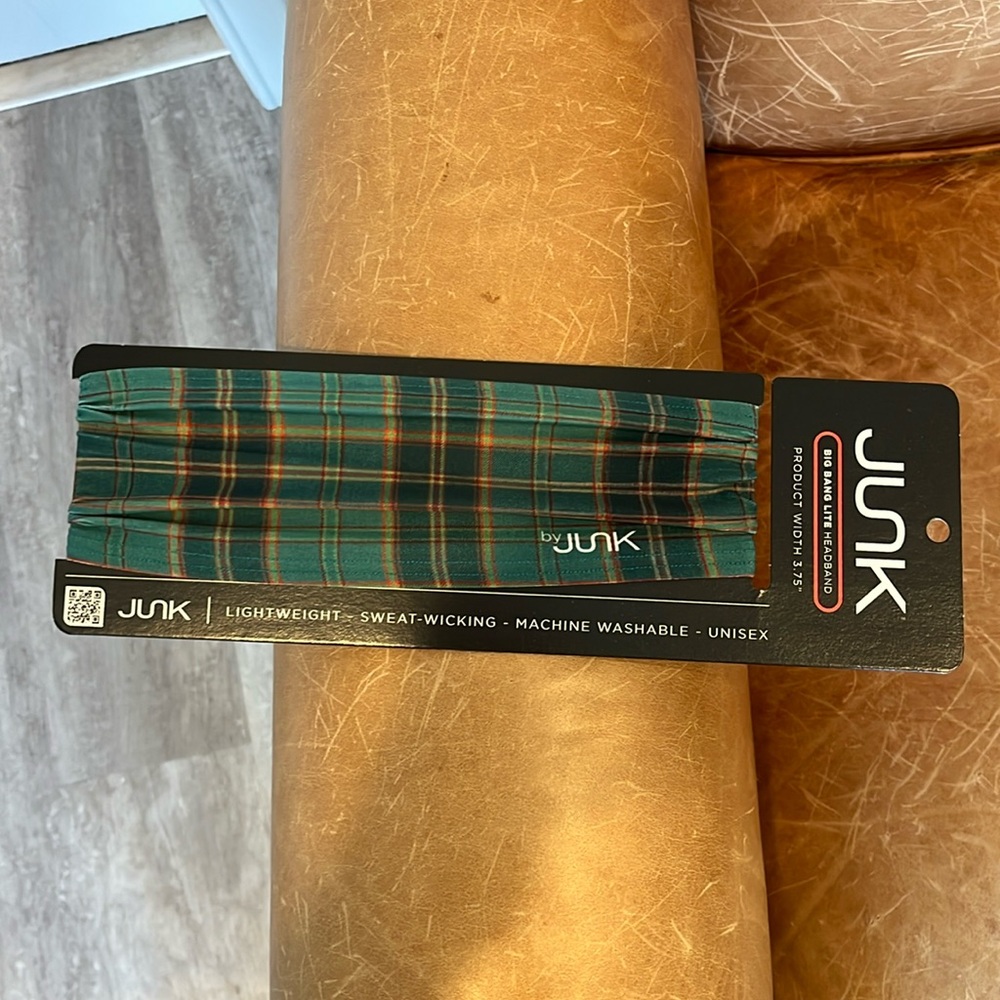 Junk custom made Big Bang Lite TARTAN headband.